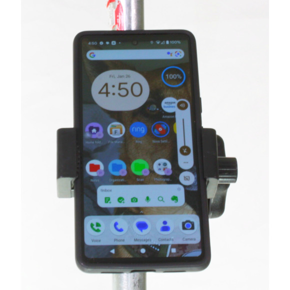 Malby Clamp by GripTough® Camera Pipe Clamp for Phones, Cameras, Ring Light - Picture 8 of 12